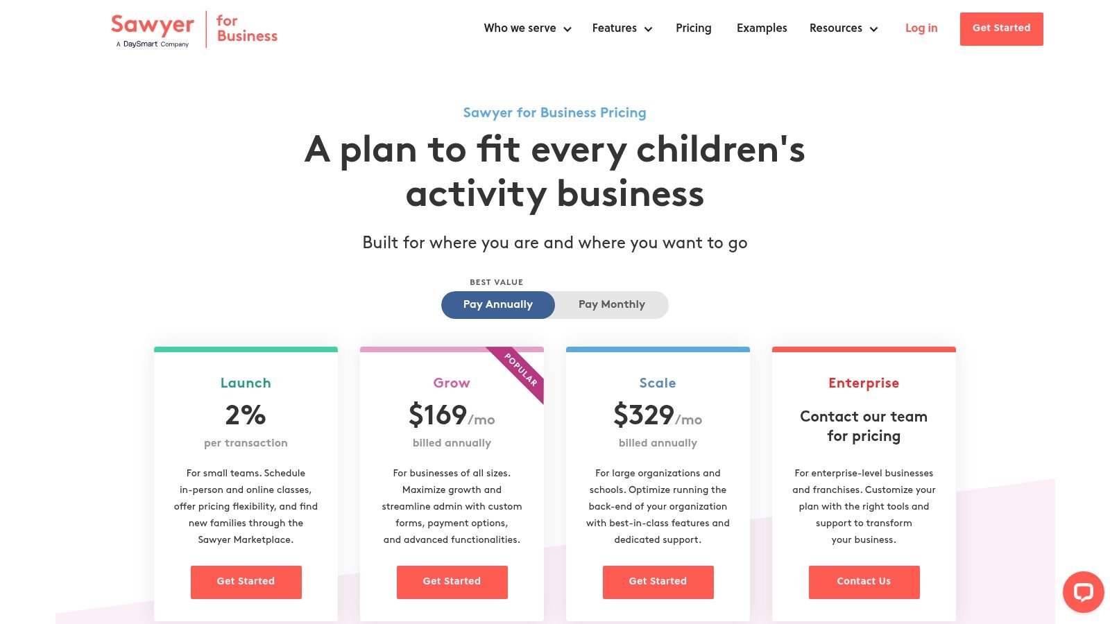 Sawyer for Business pricing plans and features