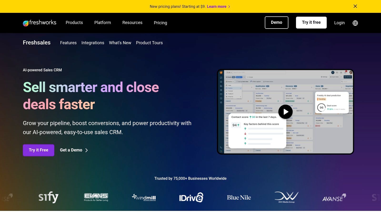 Freshsales by Freshworks