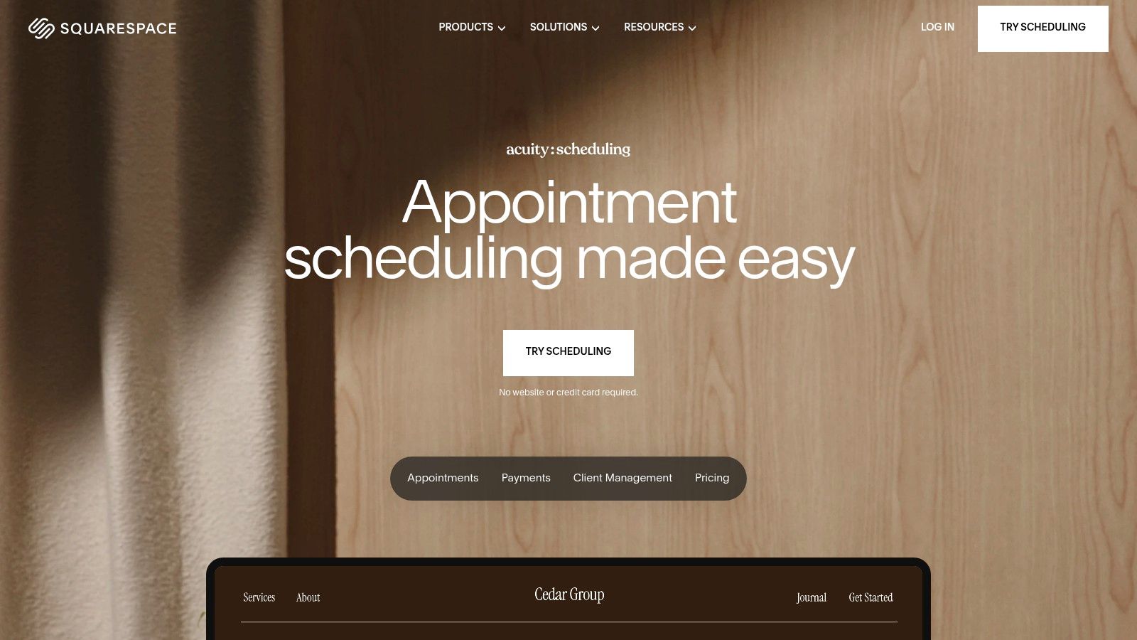 Acuity Scheduling (Squarespace Scheduling)