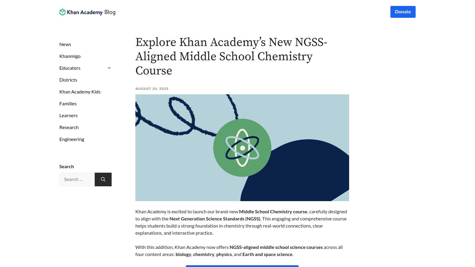 Khan Academy – Chemistry