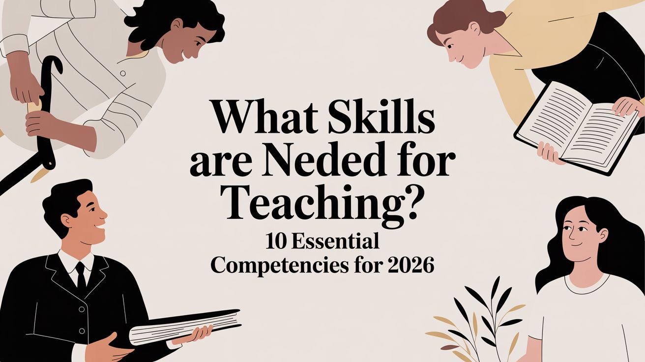 What Skills Are Needed for Teaching? 10 Essential Competencies for 2026 ...