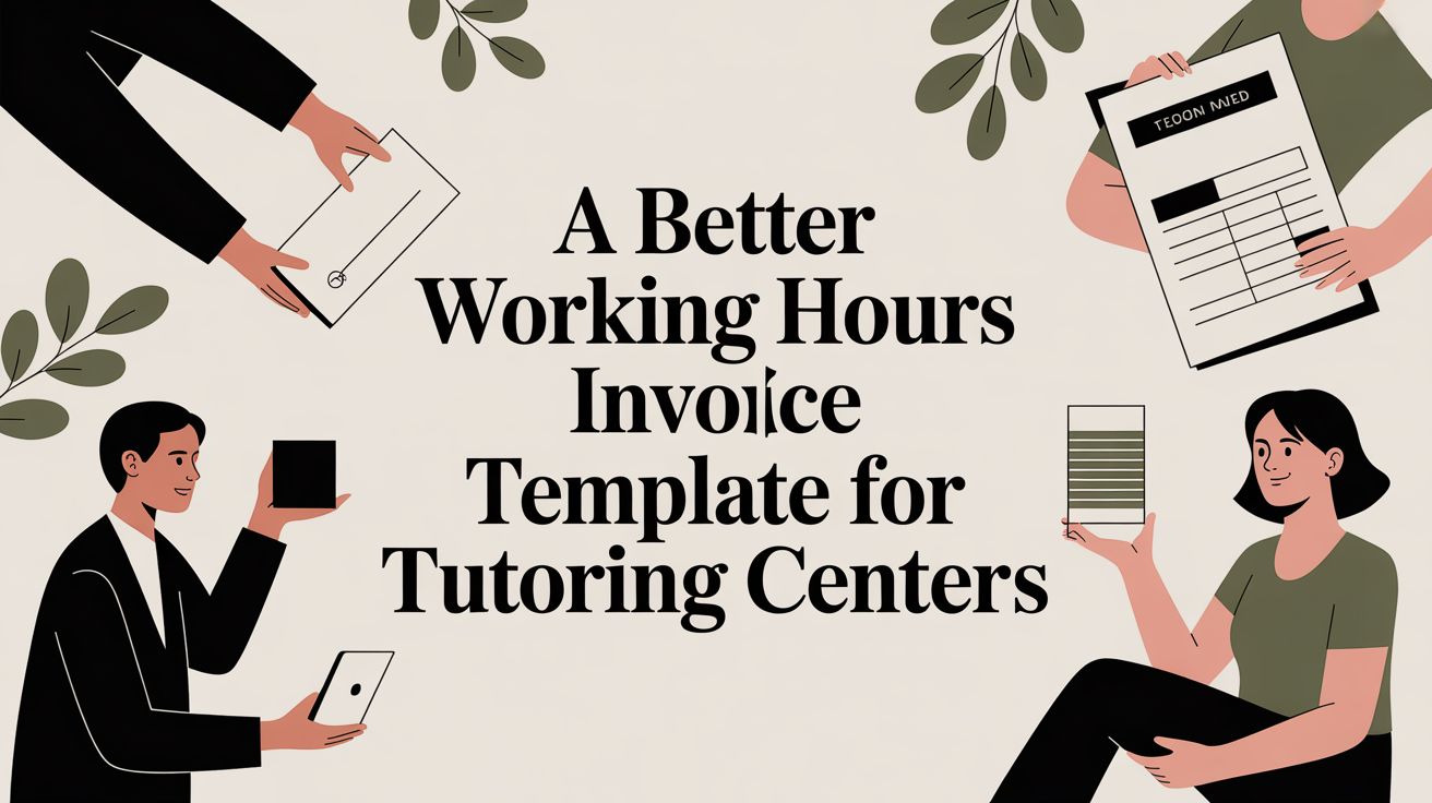 A Better Working Hours Invoice Template For Tutoring Centers | Tutorbase